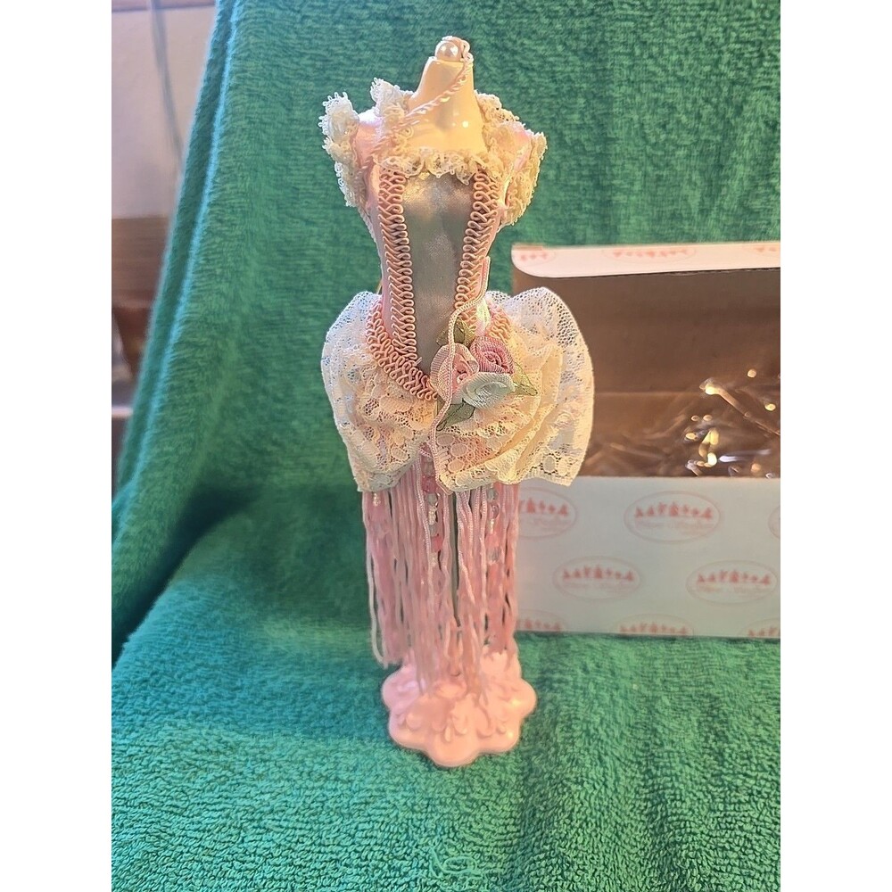 Miniature Porcelain Dress Form Decor Tomorrow's Treasures R842C